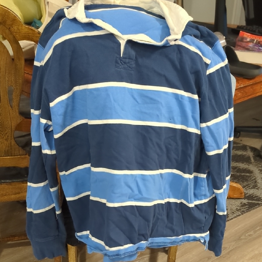 Joe Fresh Striped Long Sleeve Polo